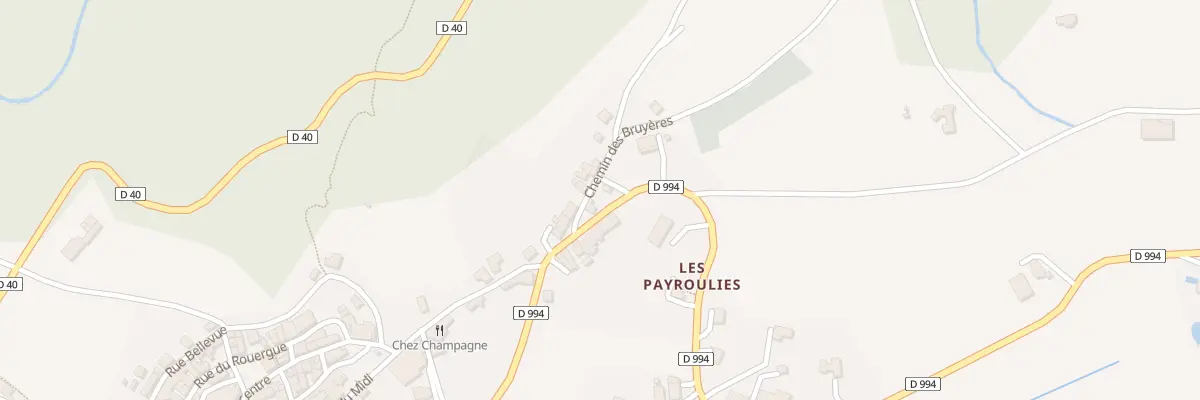 Plan du 5100A Le Faubourg Haut à Asprières