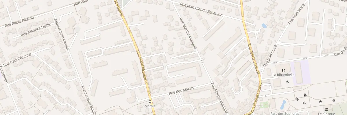 Plan du 25 Rue Martial Marigné à Montesson