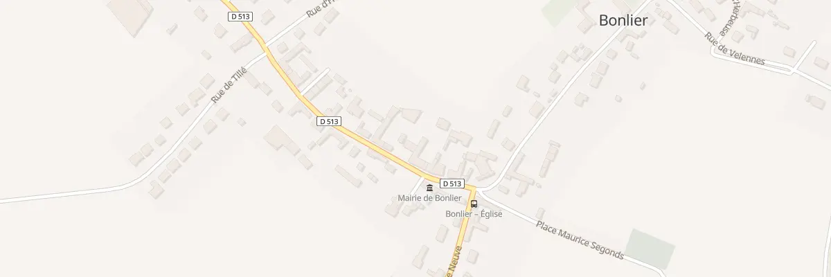 Plan du 8 Rue de la Ville à Bonlier