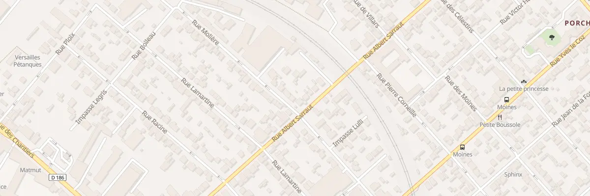 Plan du 17B Rue Molière à Versailles