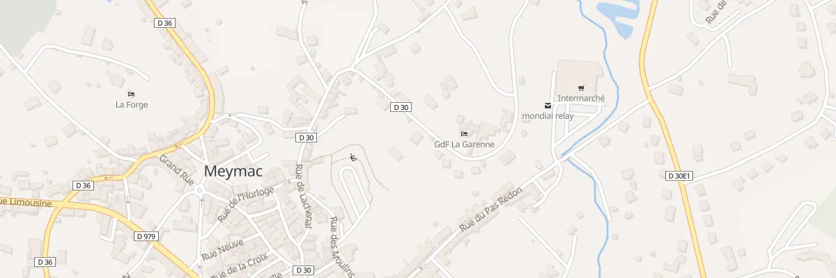 Plan du 50 Rue de Lachenal à Meymac
