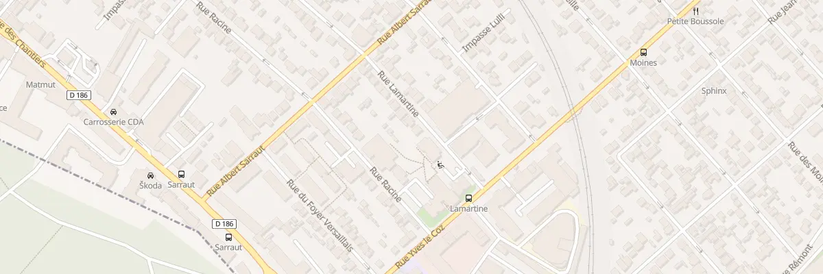 Plan du 44 Rue Lamartine à Versailles