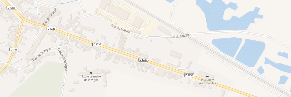 Plan du 388 Rue Jean Jacques Rousseaux à Picquigny