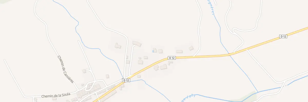 Plan de Av de Couiza à Val-du-Faby