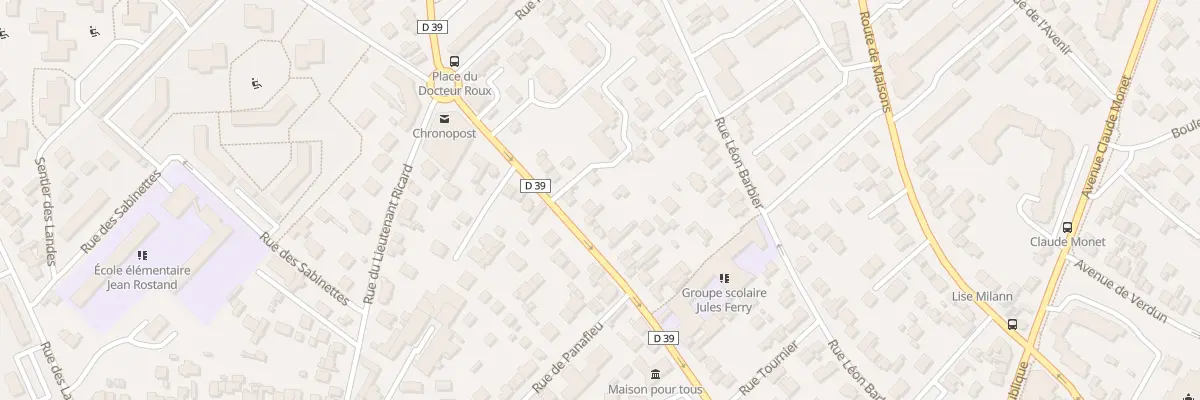 Plan du 174 Rue du Gen Leclerc à Chatou