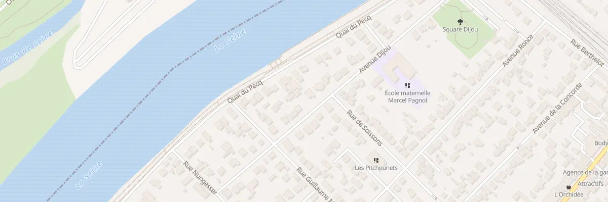 Plan du 42 Av Dijou à Sartrouville