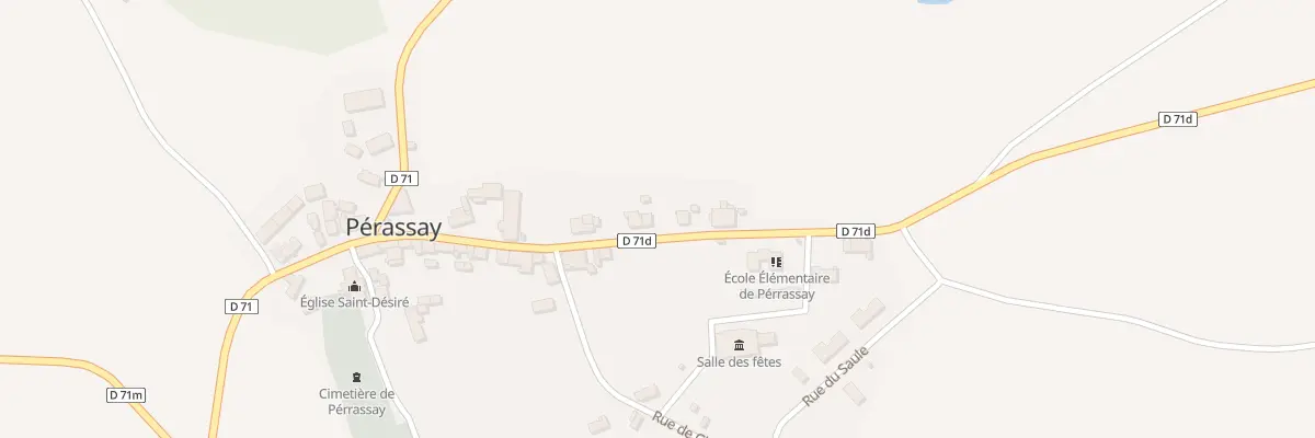 Plan du 5007 Le Bourg à Pérassay