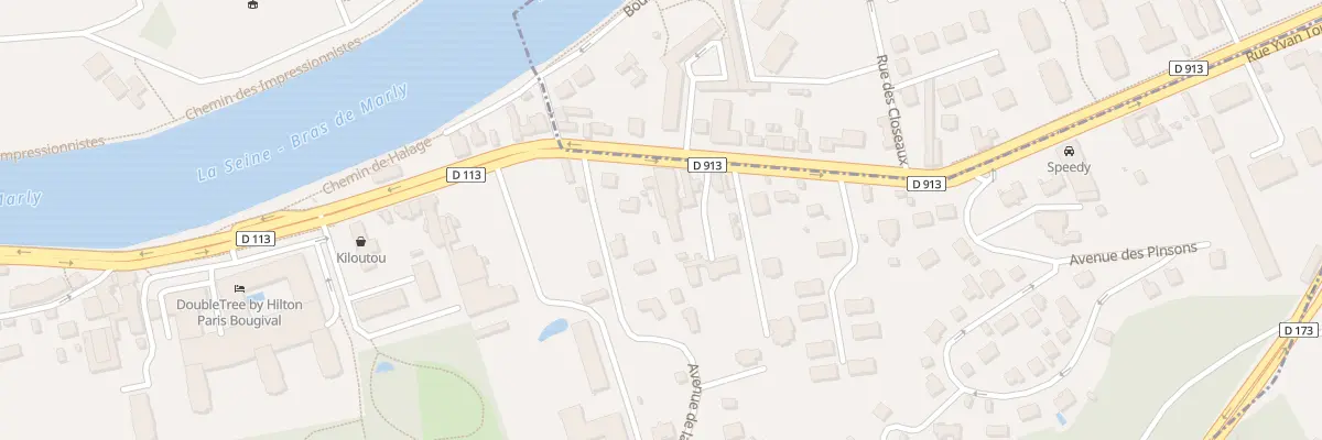 Plan du 28 Rue Yvan Tourgueneff à Bougival