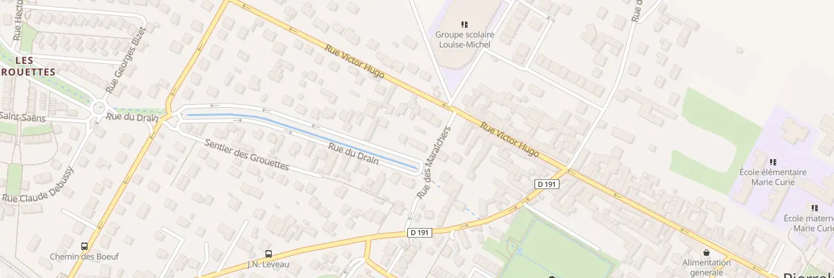 Plan du 4 Rue du Drain à Pierrelaye