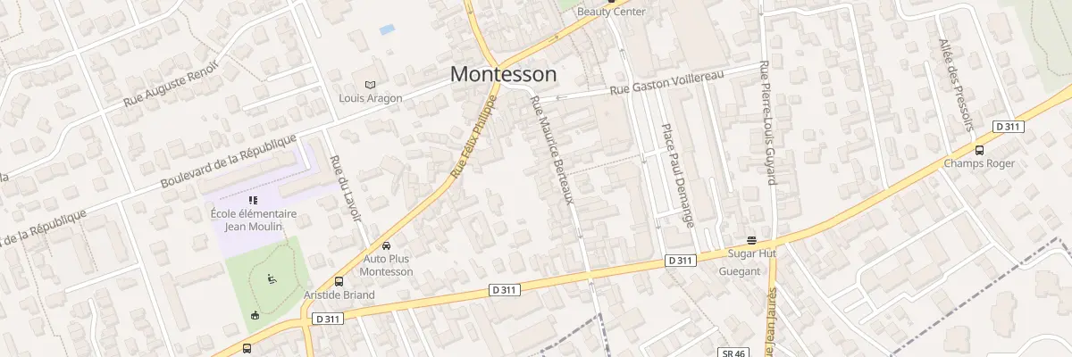 Plan du 14 Rue Maurice Berteaux à Montesson