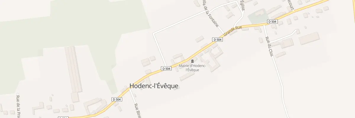 Plan du 37 Gr Grande Rue à Hodenc-l’Évêque