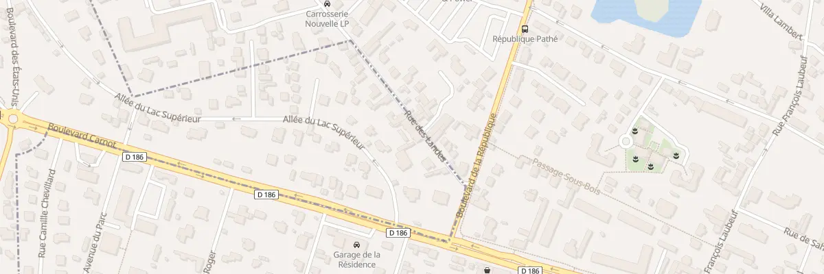 Plan du 11 Rue des Landes au Vésinet