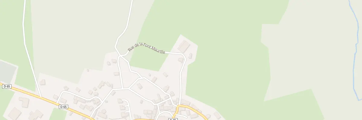 Plan du 1 Rue de la Font Maurille à Auriac