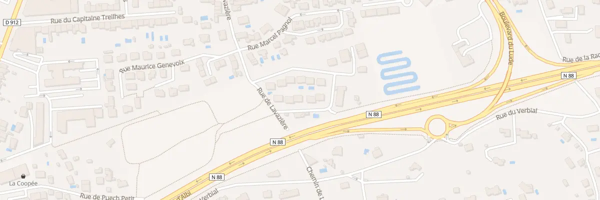 Plan du 18 Rue Georges Brassens à Albi