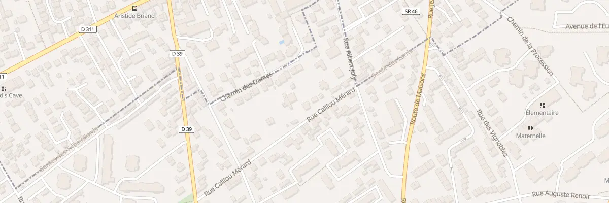 Plan du 11 Rue Caillou Mérard à Chatou