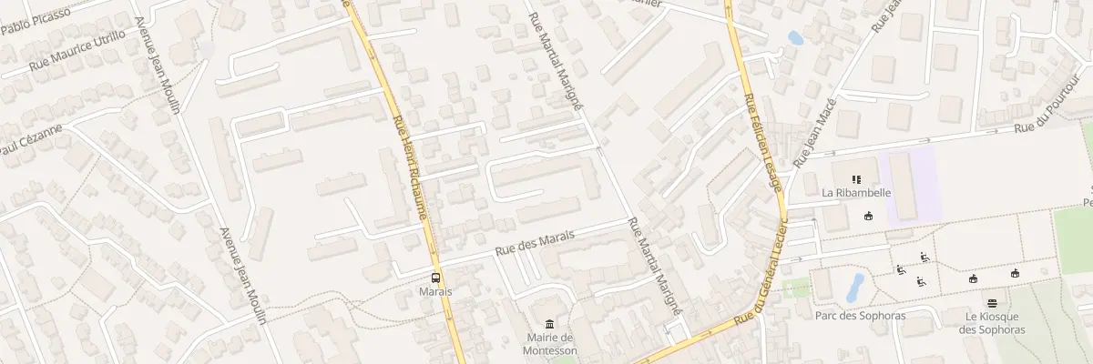 Plan du 19 Rue Martial Marigné à Montesson