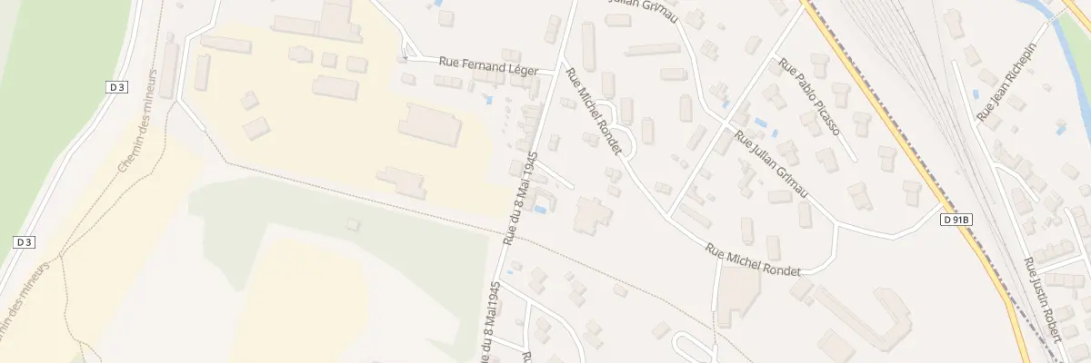 Plan du 39 Rue du Huit Mai 1945 à Blaye-les-Mines