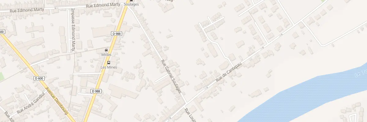 Plan du 43 Rue Gabriel Soulages à Albi