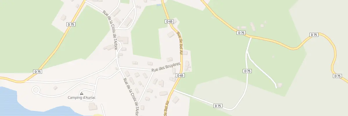 Plan du 2 Rue des Bruyeres à Auriac