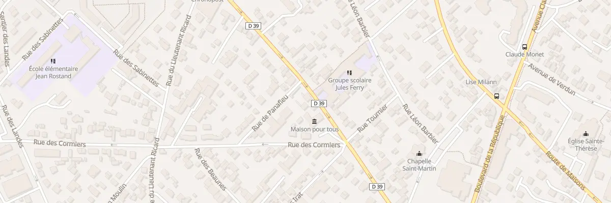 Plan du 105B Rue du Gen Leclerc à Chatou