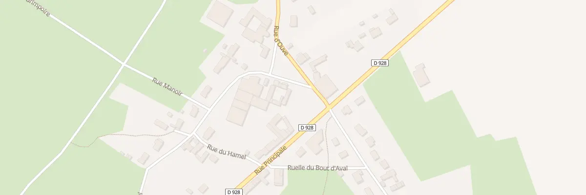 Plan du 2 Rue du Hamel à Avroult