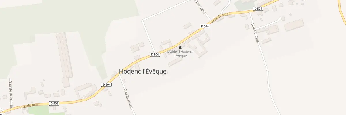 Plan du 46 Grande Rue à Hodenc-l’Évêque