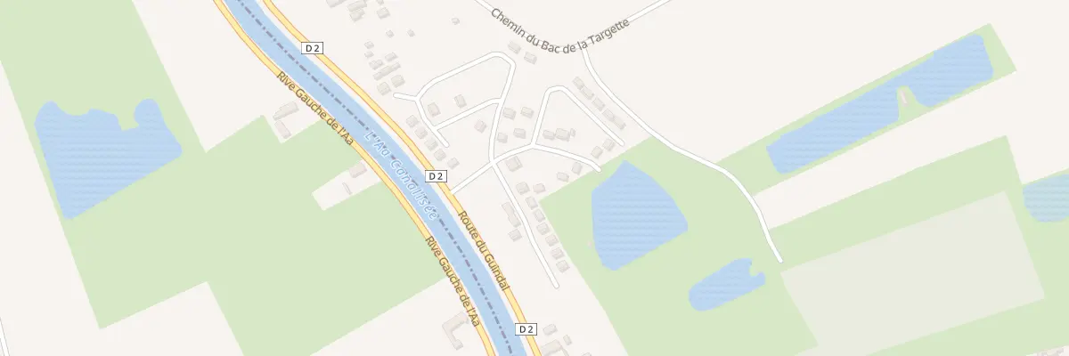 Plan du 3400 Rte du Guindal à Bourbourg
