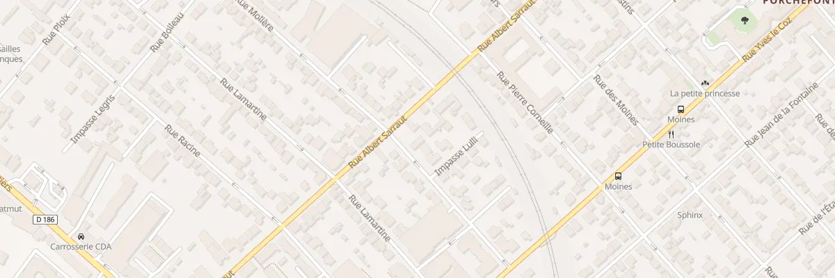 Plan du 19 Rue Molière à Versailles