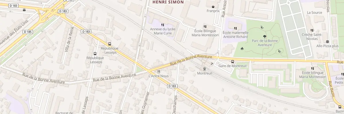Plan du 41 Rue de la Bonne Aventure à Versailles