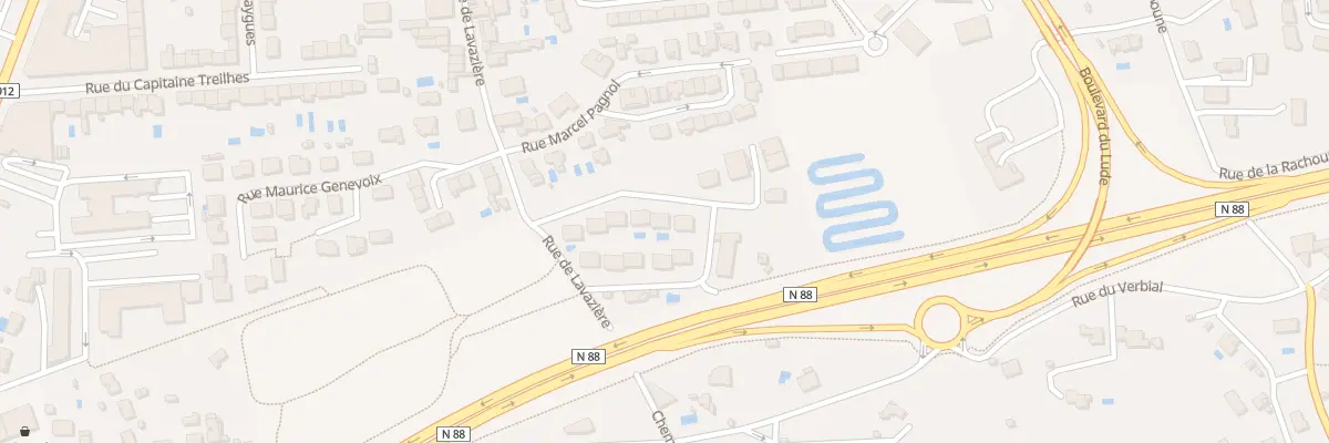 Plan du 10 Rue Georges Brassens à Albi