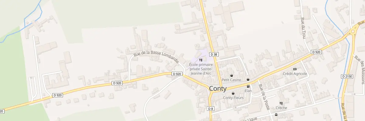 Plan du 4 Rue de la Basse Lombardie à Conty