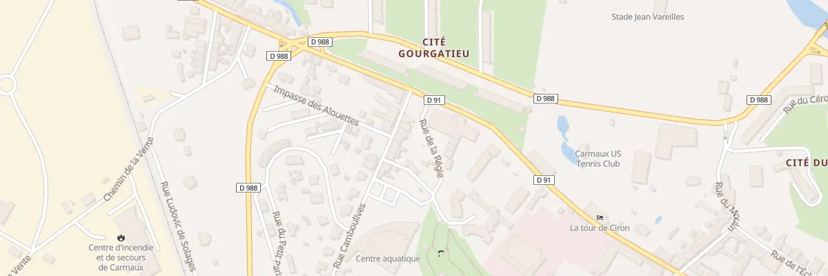 Plan du 50 Rue Camboulives à Carmaux