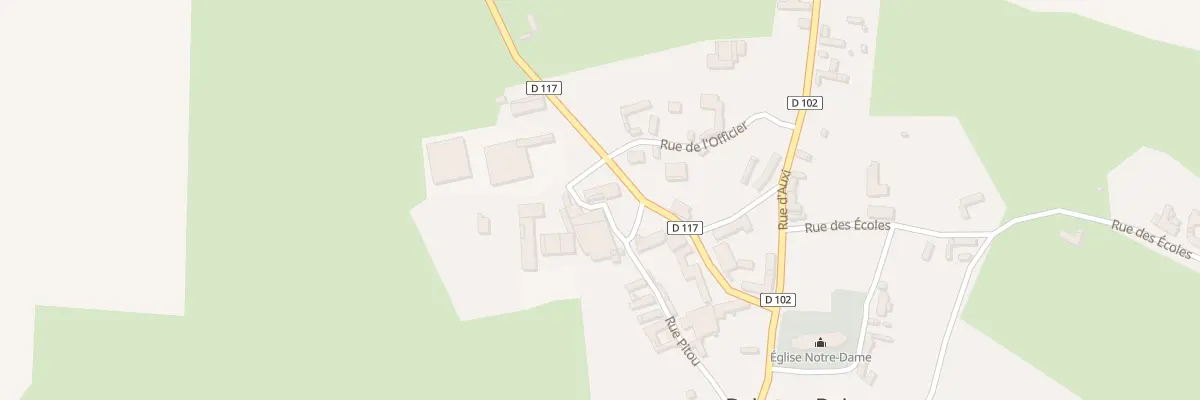 Plan du 1 Rue du Cul de Sac à Buire-au-Bois