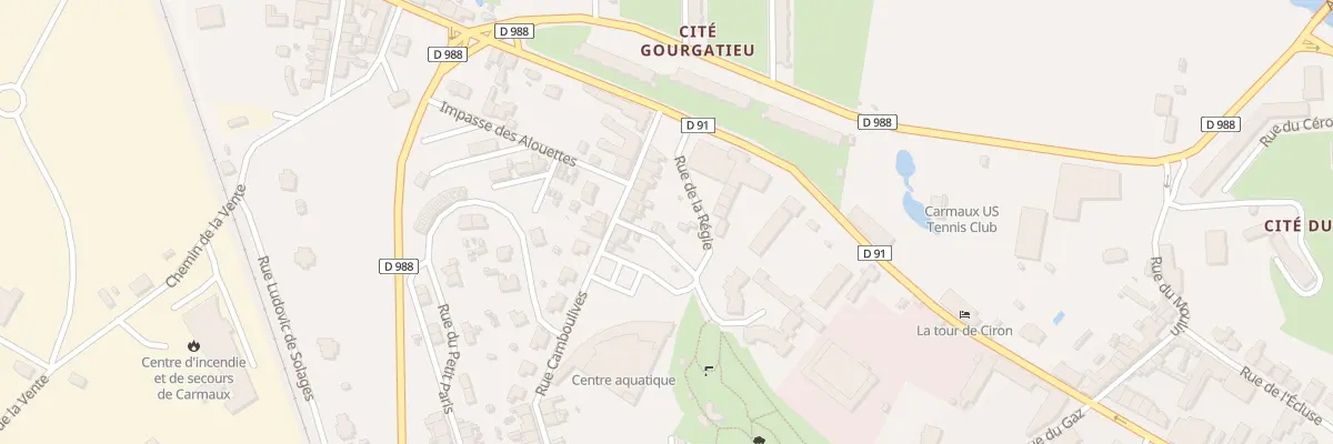 Plan du 44 Rue Camboulives à Carmaux