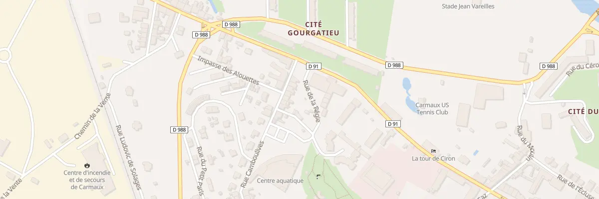 Plan du 48 Rue Camboulives à Carmaux