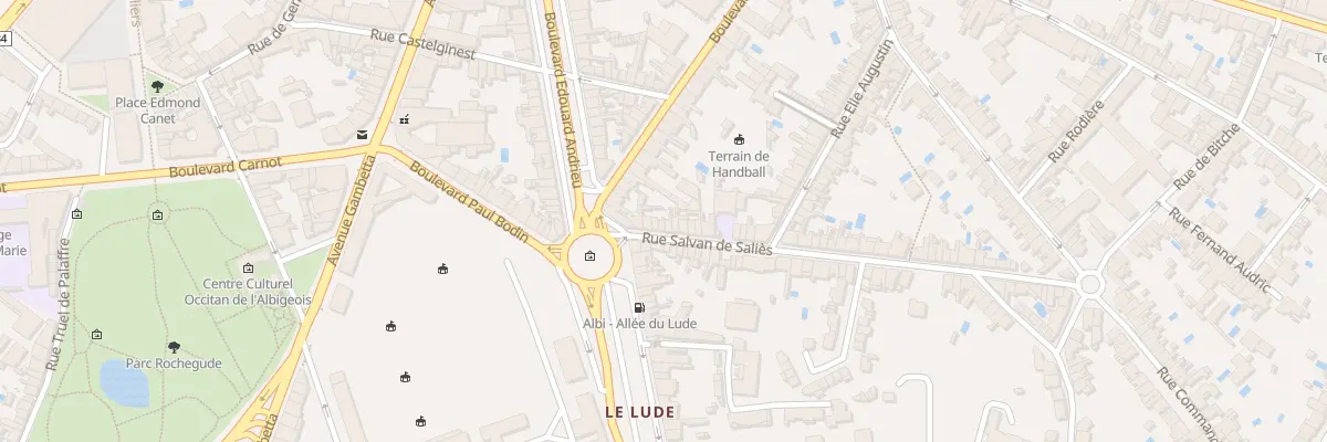 Plan du 9 Rue Salvan de Salies à Albi