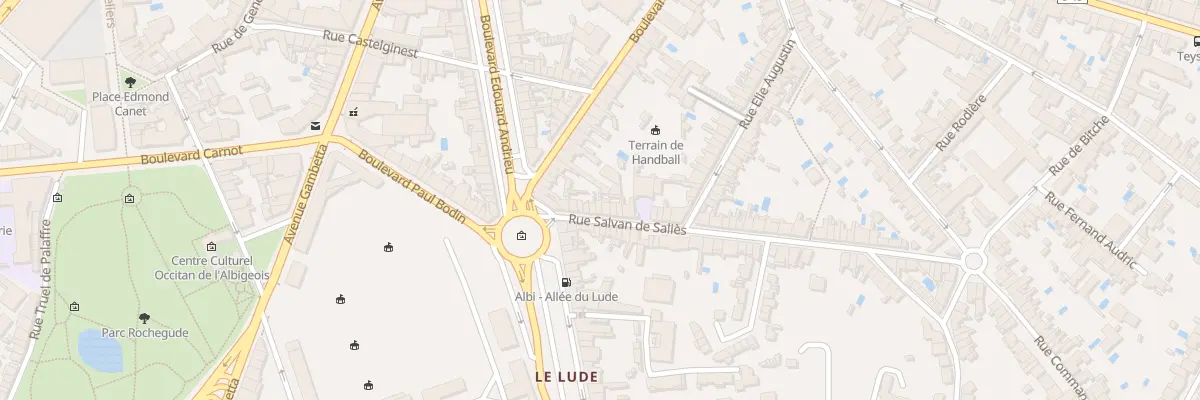 Plan du 13 Rue Salvan de Salies à Albi
