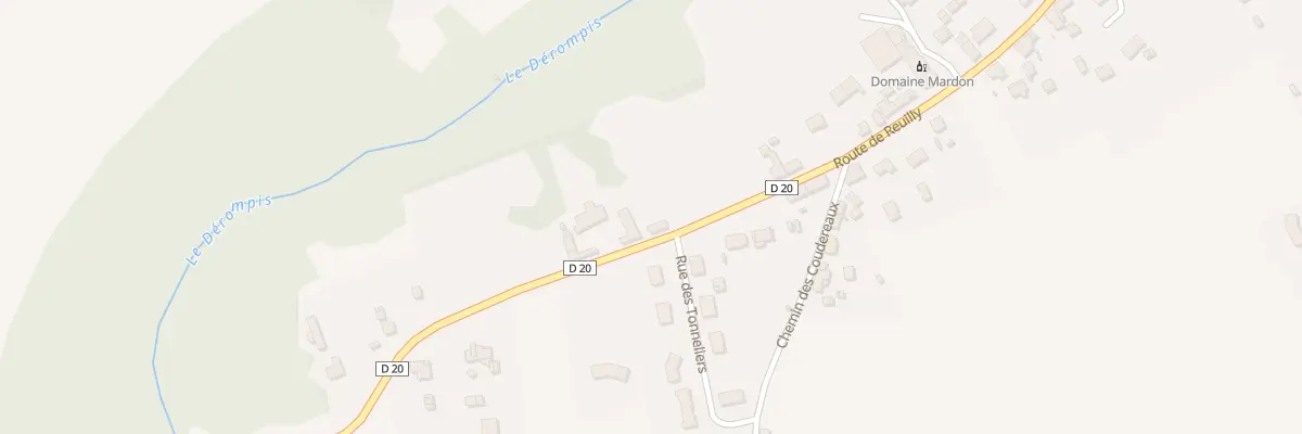 Plan du 60 Rte de Reuilly à Quincy