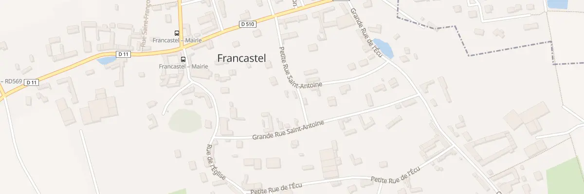 Plan du 2B Ptr Petite Rue St Antoine à Francastel