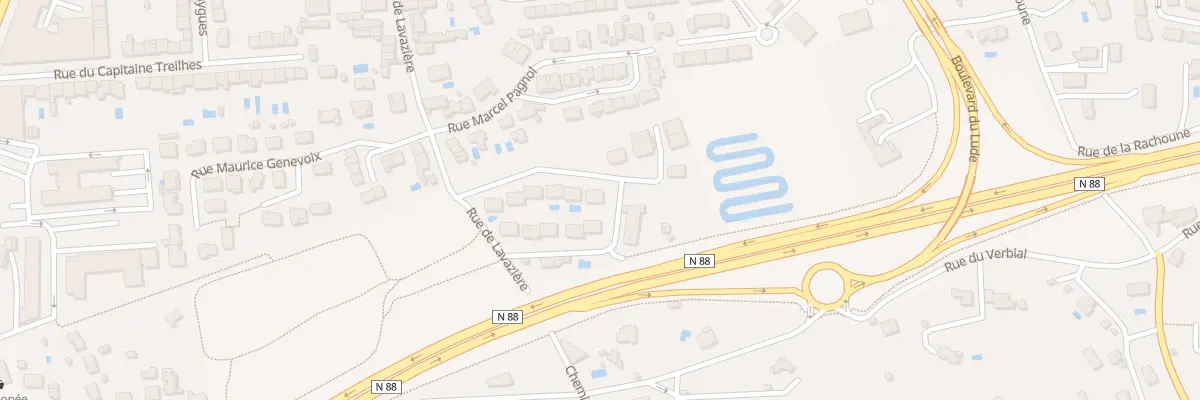 Plan du 12 Rue Georges Brassens à Albi