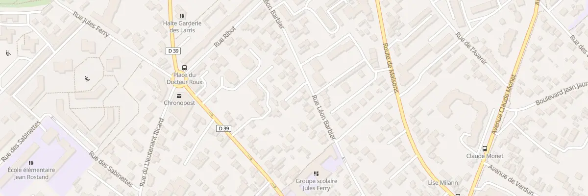 Plan du 176 Rue du Gen Leclerc à Chatou