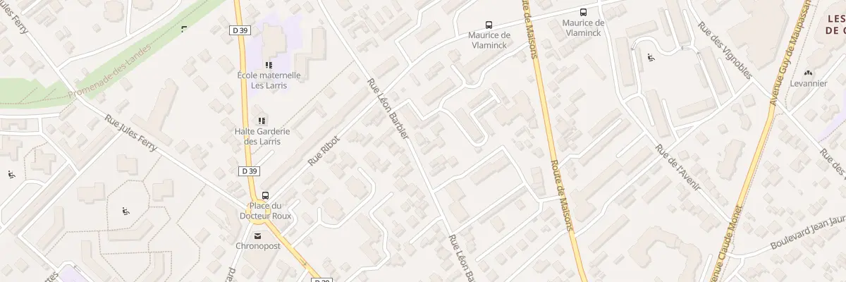 Plan du 102 Rue Léon Barbier à Chatou