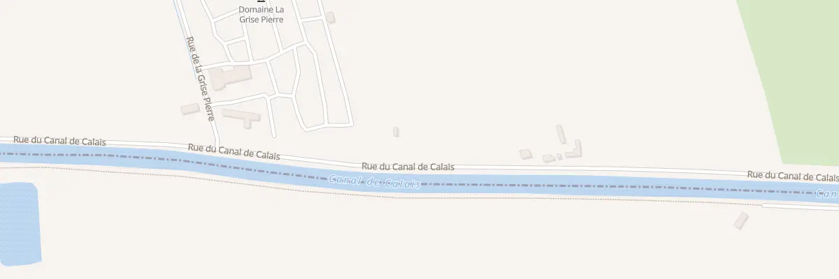 Plan du 2700 Rue du Canal de Calais à Sainte-Marie-Kerque
