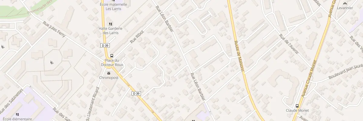 Plan du 75 Rue Léon Barbier à Chatou
