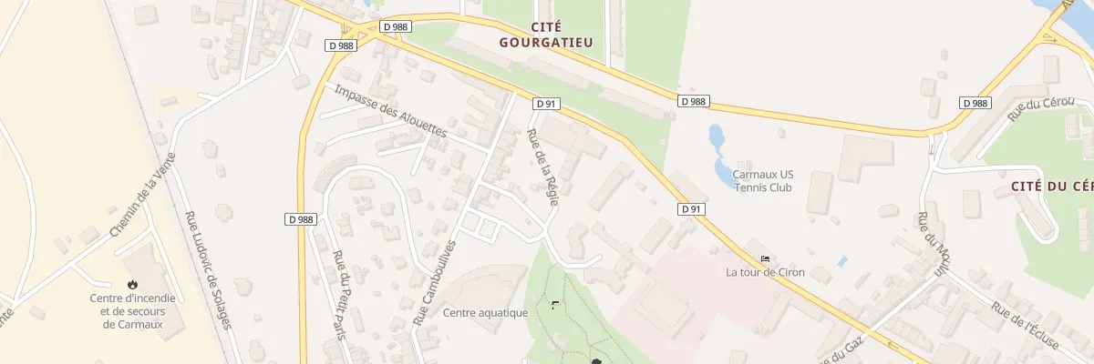 Plan du 46 Rue Camboulives à Carmaux