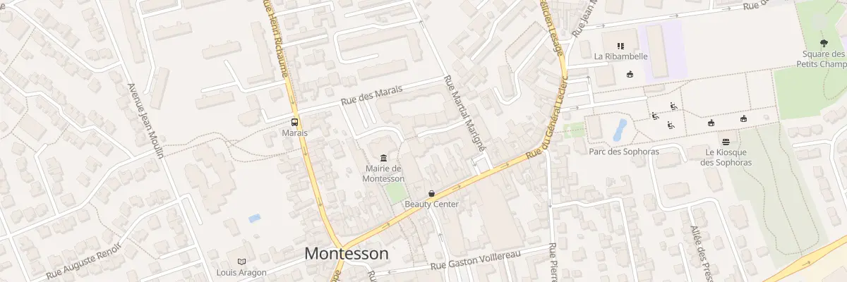 Plan du 3 All de l’École à Montesson
