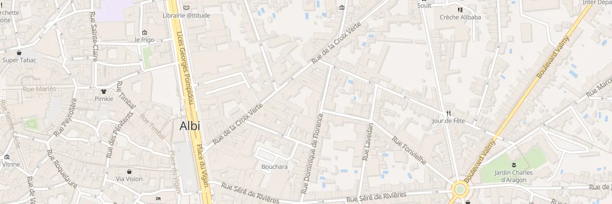 Plan du 57B Rue de la Croix Verte à Albi