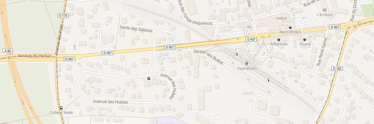 Plan du 111 Bd de la République à Vaucresson