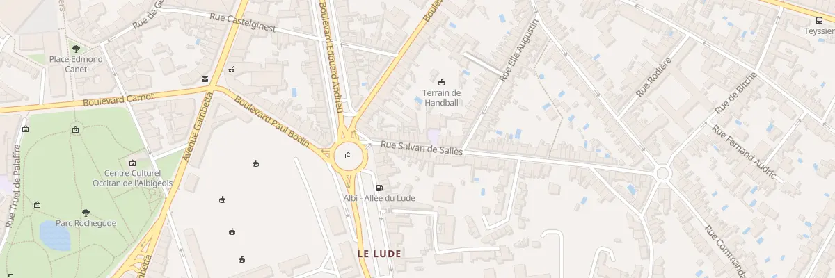 Plan du 19 Rue Salvan de Salies à Albi