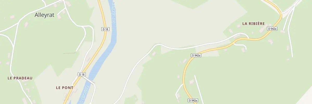 Plan du 5101 Les Garennes à Alleyrat